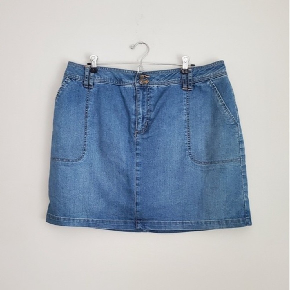 ST. JOHN'S BAY Stretch Jean Skort Women's Size 16W
